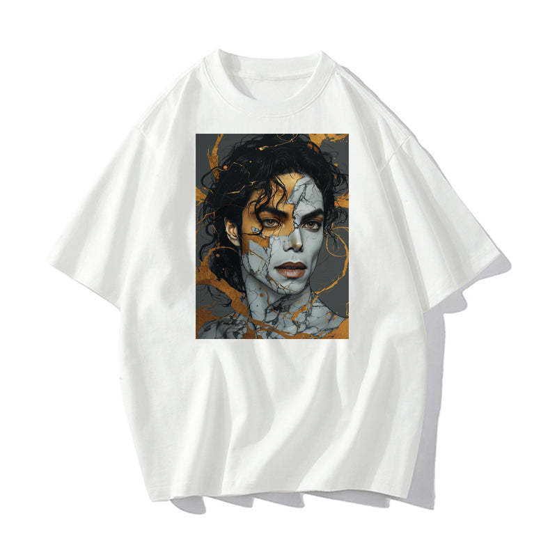 RIVER x ERIC®：t-shirt- Michael Jackson's face-1-350444