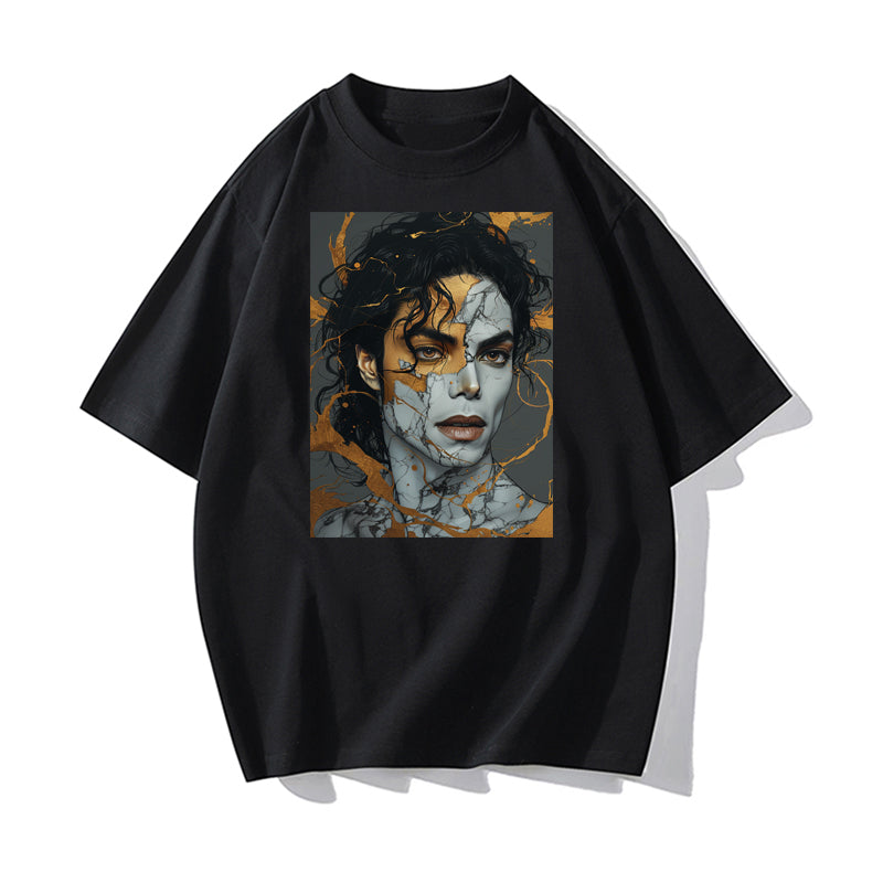 RIVER x ERIC®：t-shirt- Michael Jackson's face-1-350444
