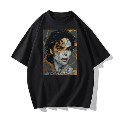 RIVER x ERIC®：t-shirt- Michael Jackson's face-1-350444