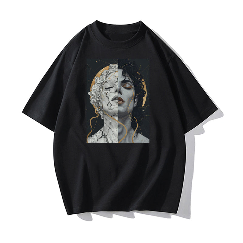 RIVER x ERIC®：t-shirt- Michael Jackson's face-2-350445
