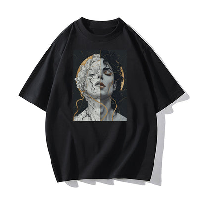 RIVER x ERIC®：t-shirt- Michael Jackson's face-2-350445