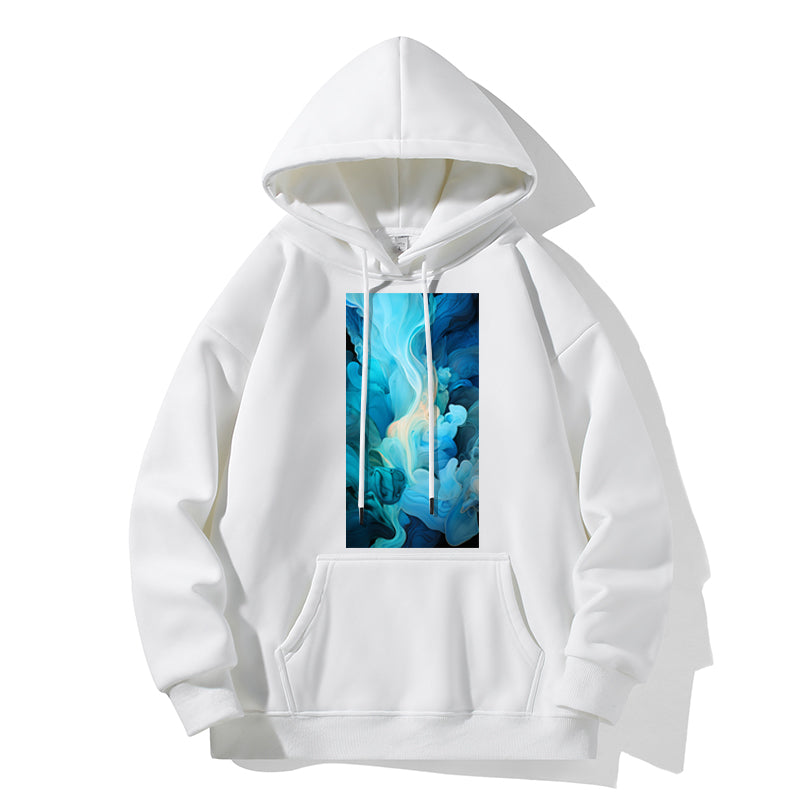 RIVER x ERIC®：Hooded Sweat-Mystical Black and Blue-350356
