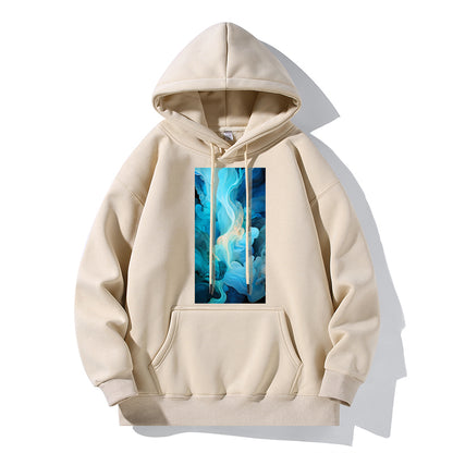 RIVER x ERIC®：Hooded Sweat-Mystical Black and Blue-350356
