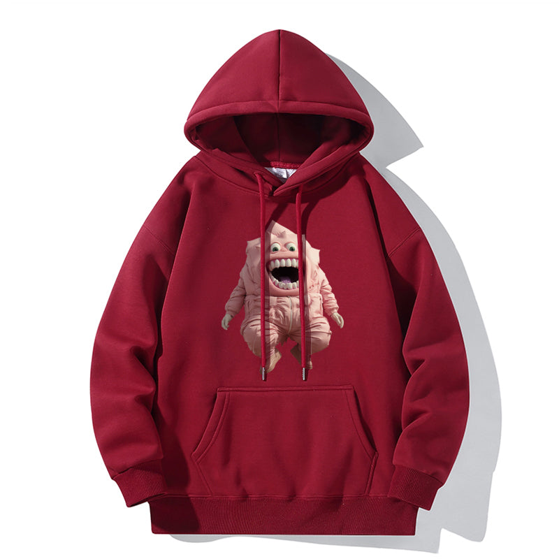 RIVER x ERIC®：Hooded Sweat-Pink Little Monster-1-350342