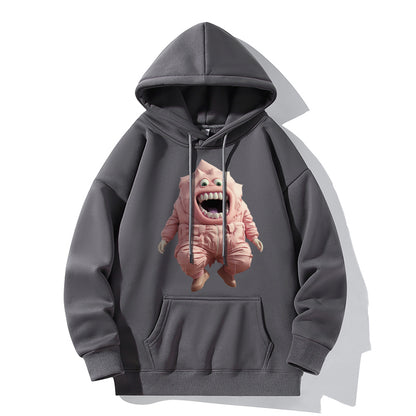 RIVER x ERIC®：Hooded Sweat-Pink Little Monster-1-350342