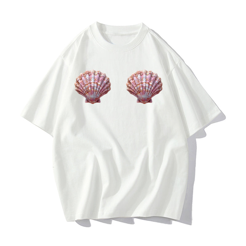 RIVER x ERIC®：t-shirt-Pink Seashell -350472