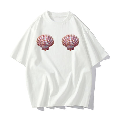 RIVER x ERIC®：t-shirt-Pink Seashell -350472