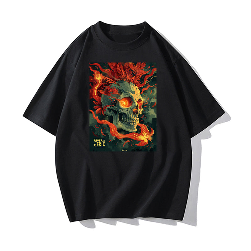 RIVER x ERIC®：t-shirt-Skull-1-350494