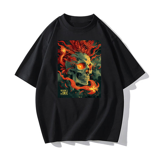 RIVER x ERIC®：t-shirt-Skull-1-350494