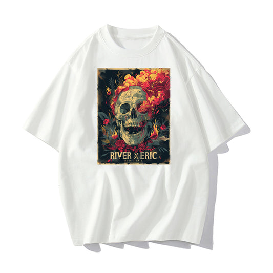 RIVER x ERIC®：t-shirt-Skull-2-350495