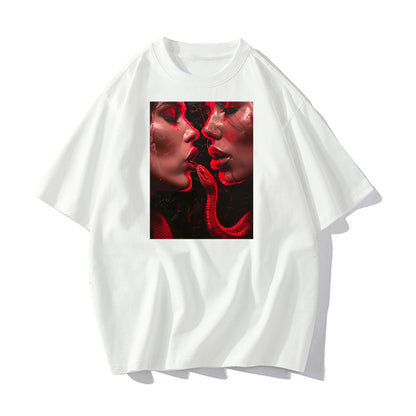 RIVER x ERIC®：t-shirt-Snake Kiss-1-350464