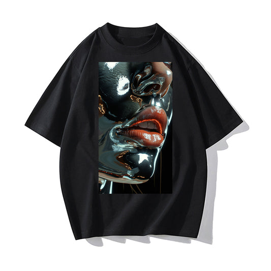 RIVER x ERIC®：t-shirt-Symetrical Lips-1-350412
