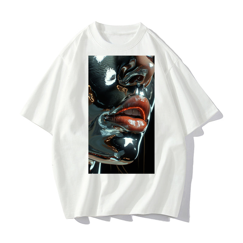 RIVER x ERIC®：t-shirt-Symetrical Lips-1-350412