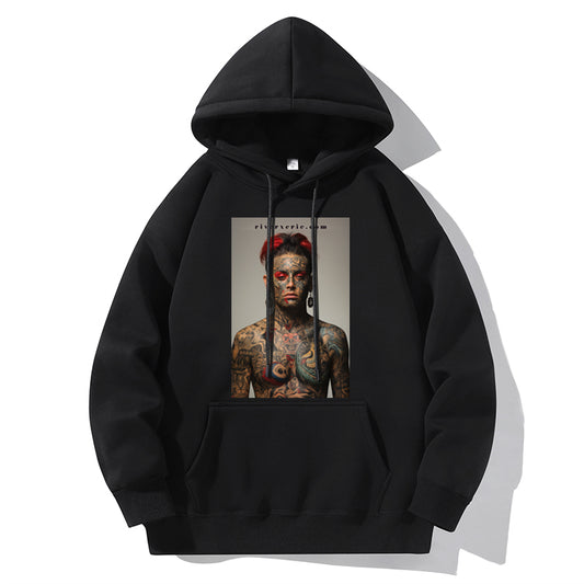 RIVER x ERIC®：Hooded Sweat-Tattoo Man-1-350357