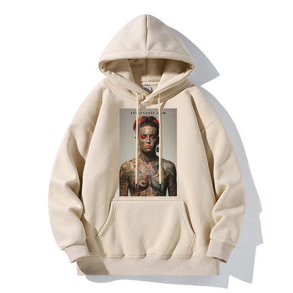 RIVER x ERIC®：Hooded Sweat-Tattoo Man-1-350357