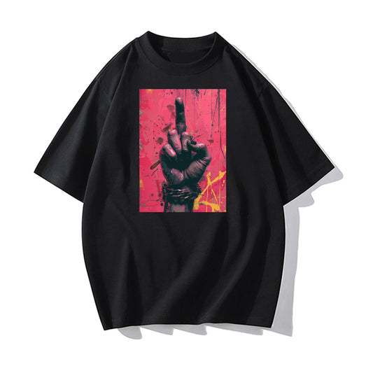 RIVER x ERIC®：t-shirt-The Rock Sign-1-350442