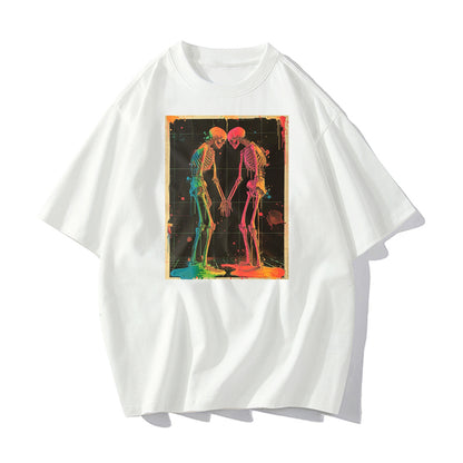 RIVER x ERIC®：t-shirt-Two Skeletons-350488