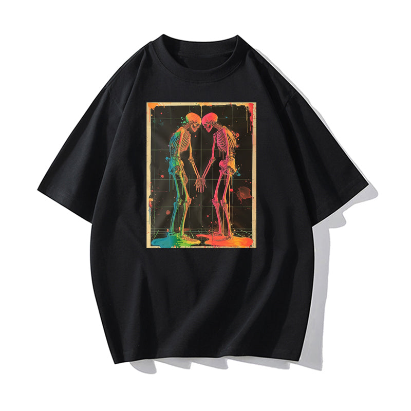 RIVER x ERIC®：t-shirt-Two Skeletons-350488