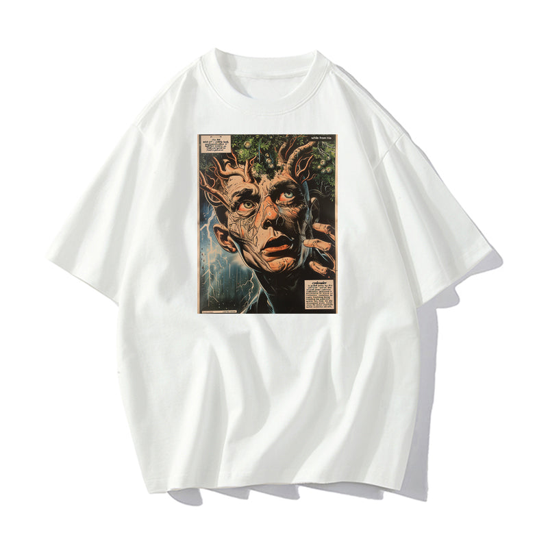 RIVER x ERIC®：t-shirt-Vintage Comic Book-5-350452
