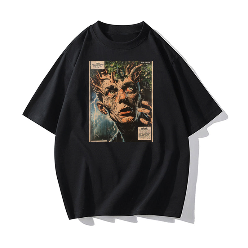 RIVER x ERIC®：t-shirt-Vintage Comic Book-5-350452