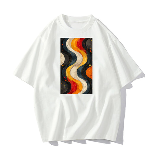 RIVER x ERIC®：t-shirt- Wavy Lines-350480