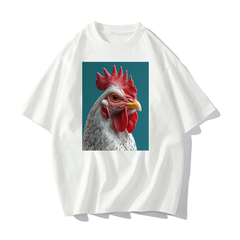 RIVER x ERIC®：t-shirt-White Hen-350582