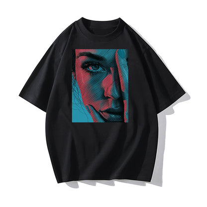 RIVER x ERIC®：t-shirt-Woman's Face-1-350440