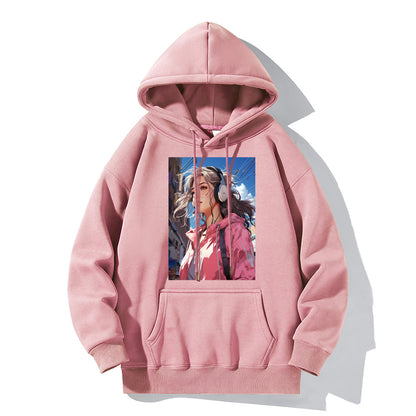 RIVER x ERIC®：Hooded Sweat-Y2K boy & girl-350385