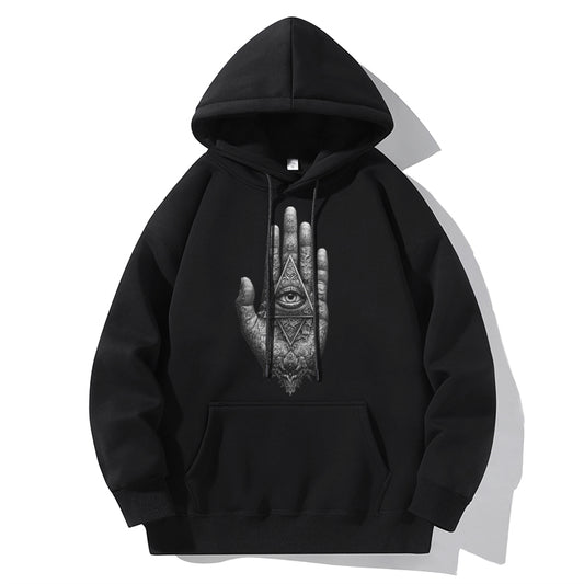 RIVER x ERIC®：Hooded Sweat-all seeing hand and all seeing eye-1 -350400