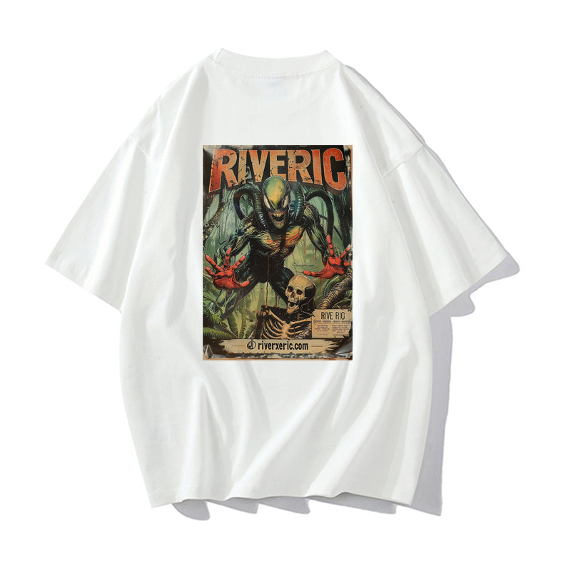 RIVER x ERIC®：t-shirt-green alien-1-350508