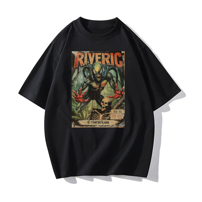 RIVER x ERIC®：t-shirt-green alien-1-350508