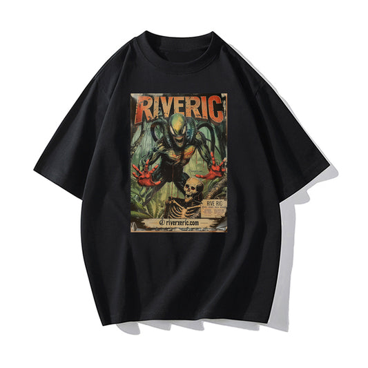 RIVER x ERIC®：t-shirt-green alien-1-350508