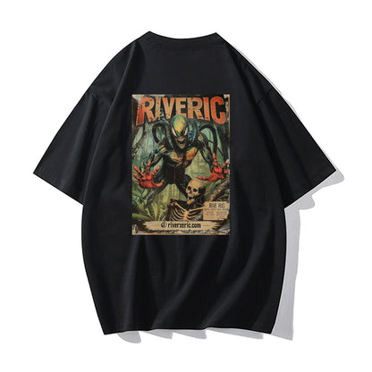 RIVER x ERIC®：t-shirt-green alien-1-350508