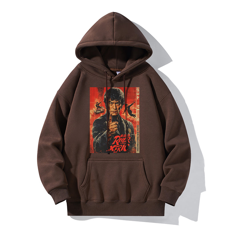 RIVER x ERIC®：【2024A/W】Hooded Sweat-kung fu MOVIE-350534