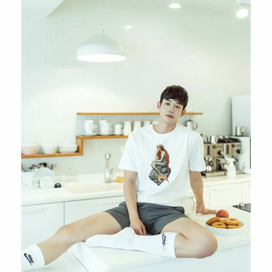 RIVER x ERIC®：t-shirt-Beautiful mermaid-350600