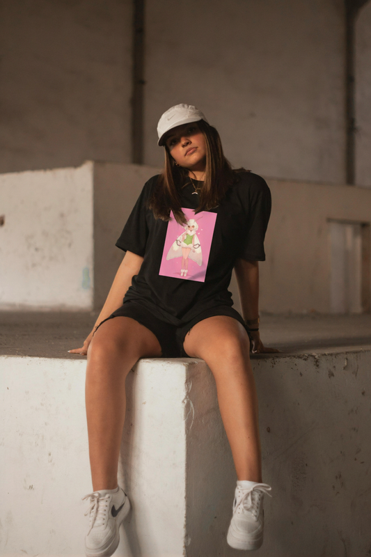 RIVER x ERIC®：t-shirt-Female Moth-350611
