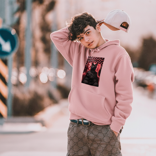 RIVER x ERIC®：Hooded Sweat-Black Cat Boss-1-350360