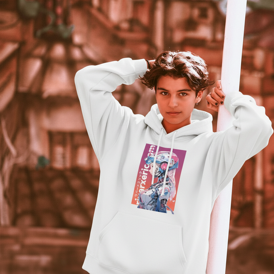 RIVER x ERIC®：Hooded Sweat-Gril Robot-1-350316