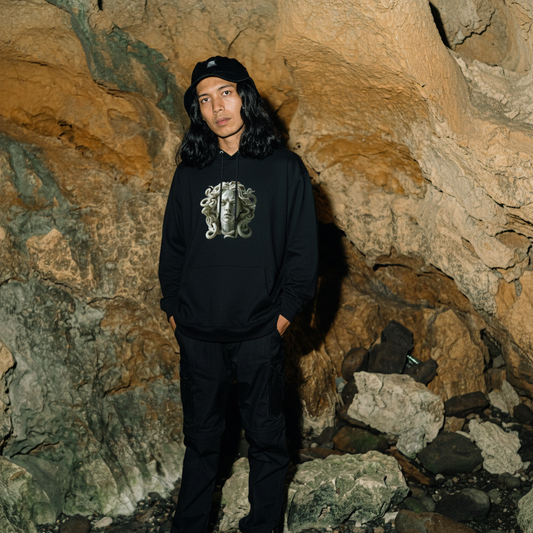 RIVER x ERIC®：【2024A/W】Hooded Sweat-Medusa- 350530