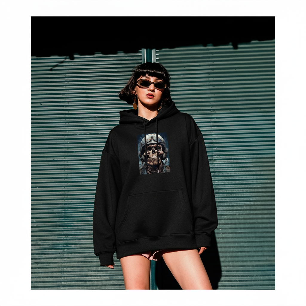 RIVER x ERIC®：Hooded Sweat-skull soldier-4-350364