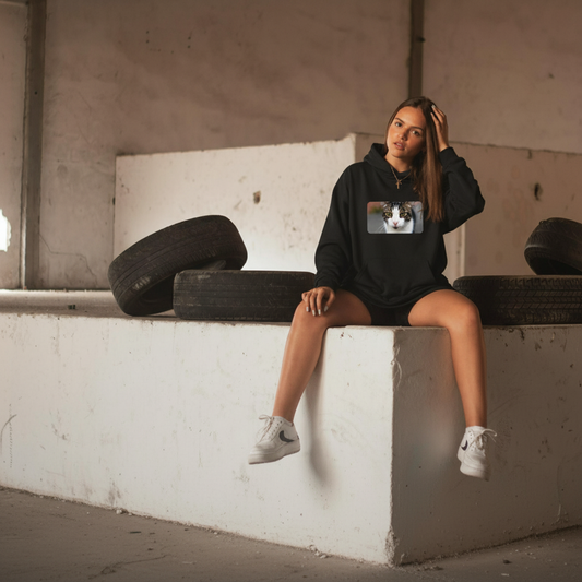 RIVER x ERIC®：Hooded Sweat-Street cat-1-350301