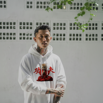 RIVER x ERIC®：Hooded Sweat-Cat Kung Fu Master-1-350372