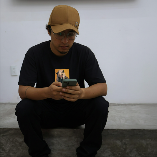 RIVER x ERIC®：t-shirt-Green Eyes-350612