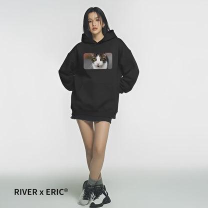 RIVER x ERIC®：Hooded Sweat-Street cat-1-350301