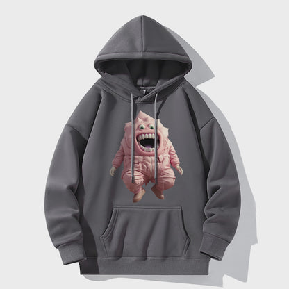 RIVER x ERIC®：Hooded Sweat-Pink Little Monster-1-350342