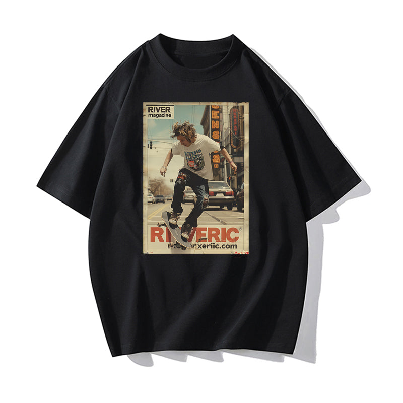 RIVER x ERIC®：t-shirt-skateboarder performing-1-350521