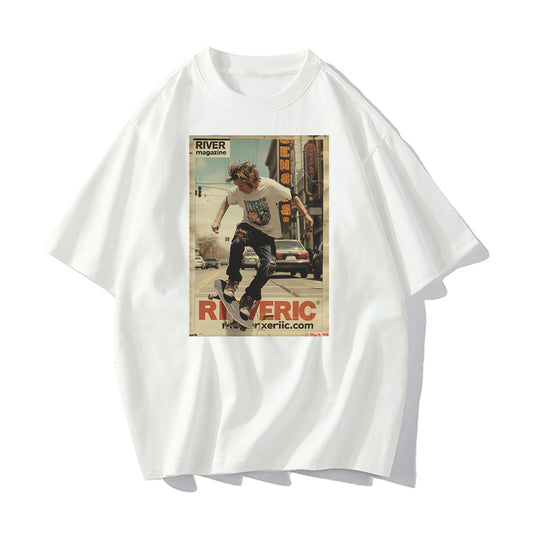 RIVER x ERIC®：t-shirt-skateboarder performing-1-350521