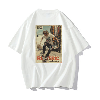 RIVER x ERIC®：t-shirt-skateboarder performing-1-350521