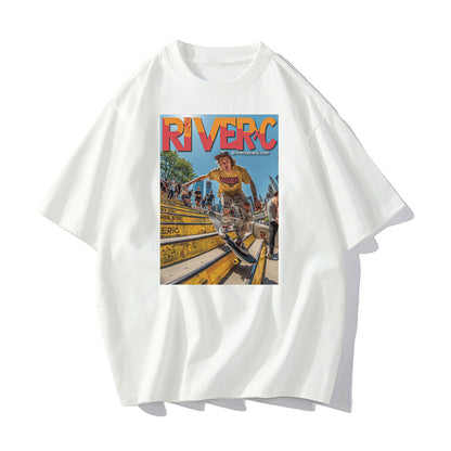 RIVER x ERIC®：t-shirt-skateboarder performing-4-350524