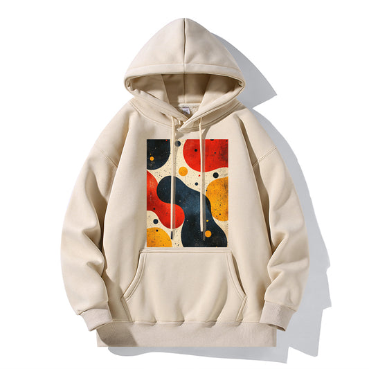 RIVER x ERIC®：【2024A/W】Hooded Sweat-swirling shapes-350543